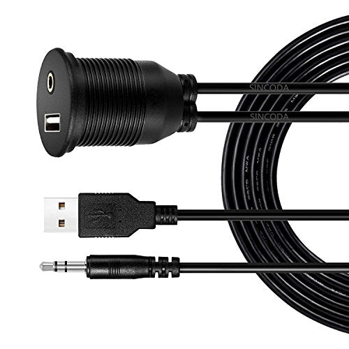 3' USB Mount Cable for Stereo System